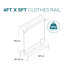 120Cm Rolling Clothes Racks-466710805