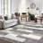 Randolph Geometric Machine Washable Area Rug with Rubber Backing for Living Room Plaid Non-Slip Rug Modern Indoor Carpet Non-Shedding Rug for Bedroom Dining Room Hallway Kitchen Office Playroom Nursery-1923624870