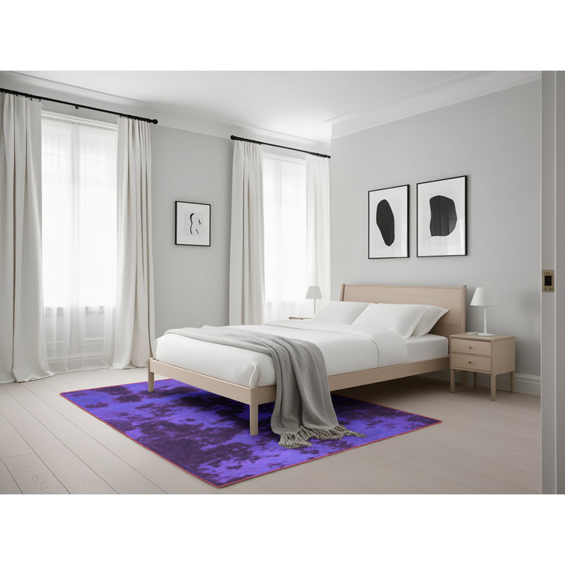 Tapis mauve Jefren, Rectangle 5 pi x 7 pi