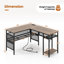 Bureau d'ordinateur en L de 55 po Ardeley