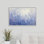 « blue jardin escape », peinture sur toile
