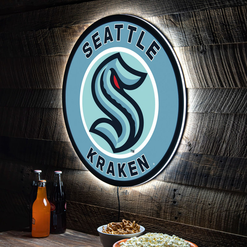 Enseigne murale 23 po NHL, LNH Krakens de Seattle