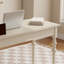 Bureau de rangement à trois tiroirs en chêne de style français