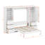 Grand lit escamotable avec tiroirs-711473397
