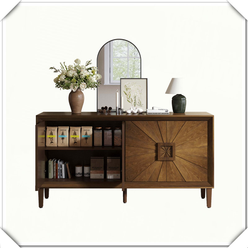 Rangement pour meuble télé Premium Premium, Marron antique