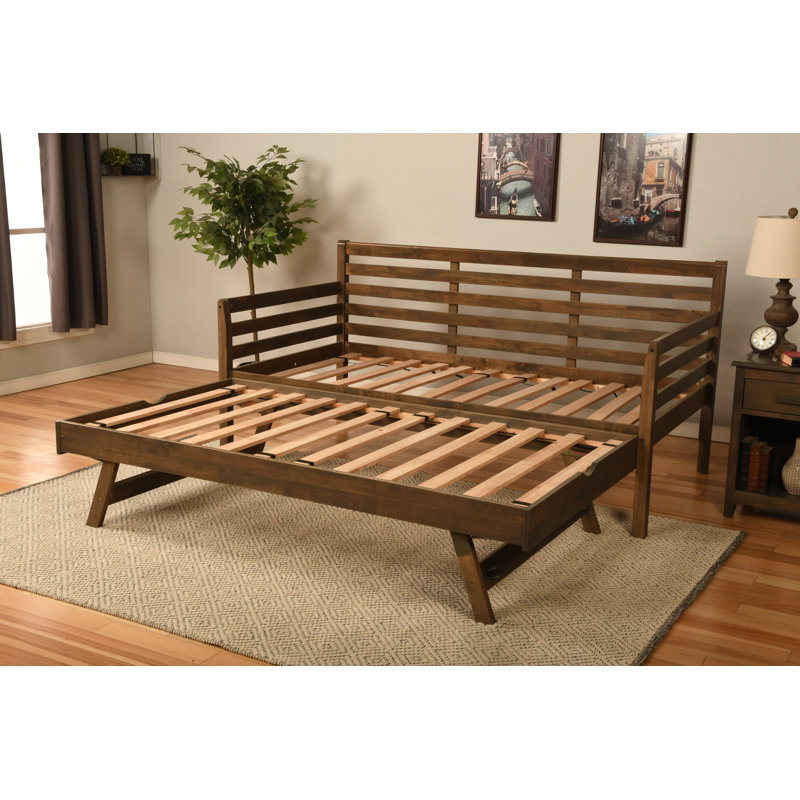 Alhamdi Boho Daybed & Pop-Up Bed with Mattresses | Wayfair