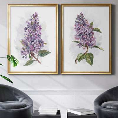 Awash in Lilac I - Ensemble de 2 reproductions d'art