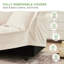 Canapé modulaire large et profond à housse en U avec housse, canapé 4 places avec bordures françaises, plusieurs grands coussins, canapé moelleux à siège profond et moelleux pour salon, appartement, tissu chenille-512902056-512902058