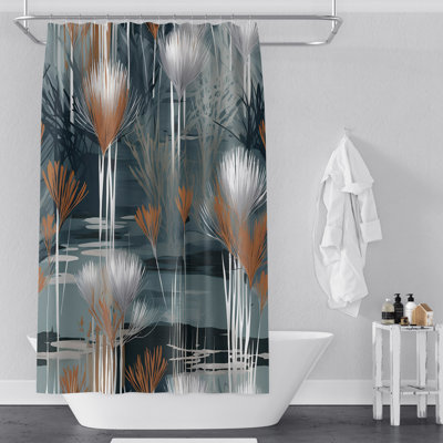 Granston Abstract Shower Curtain