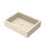 Nipomo Stone Handmade Rectangular Undermount Bathroom Sink-113450223