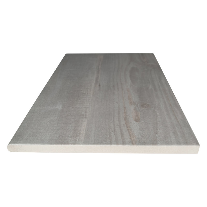 Duravia 13 in. x 24 in. x 0.79 in. Matte Porcelain Pool Coping (4.33 sq. ft./unit, 2 Piece), Greige