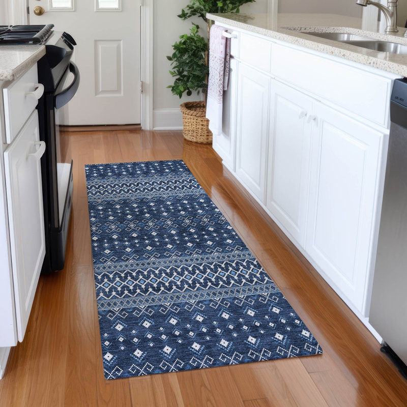 Tapis de porte Emblyn, Tapis de couloir 2 pi 3 po x 7 pi 6 po