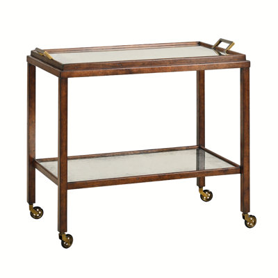 Anaheim Wood Bar Cart by Oliver Home Furnishings