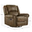 Fauteuil inclinable pivotant en microfibre Doniphan-1422215840