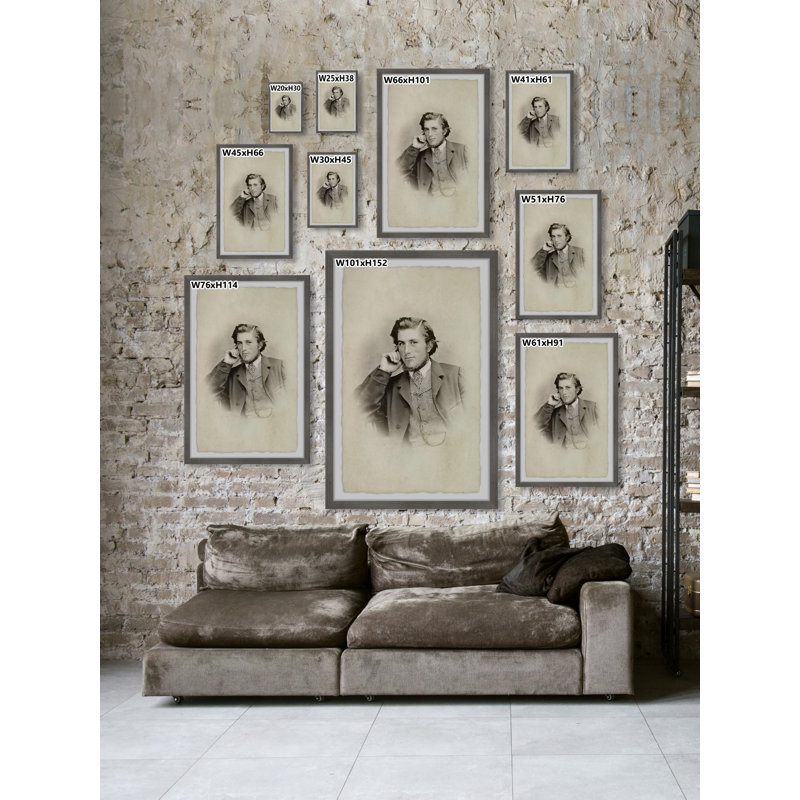 Create Yourself - Single Picture Frame Print, 45cm H x 38cm W x 3.81cm D