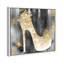 «Fashion and Glam Flower Stiletto Shoes», reproduction d'impression sur toile-703905675-703905678