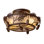 Oak Leaf And Acorn 2 - Light Semi Flush Mount