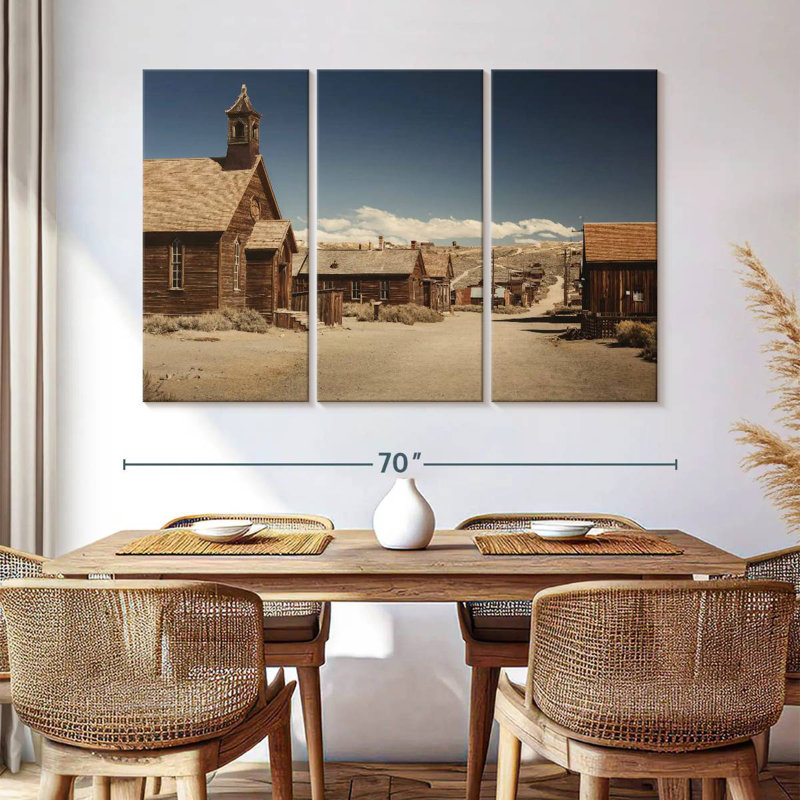 Lelar Bodie Ghost Town, 42" H x 65" W