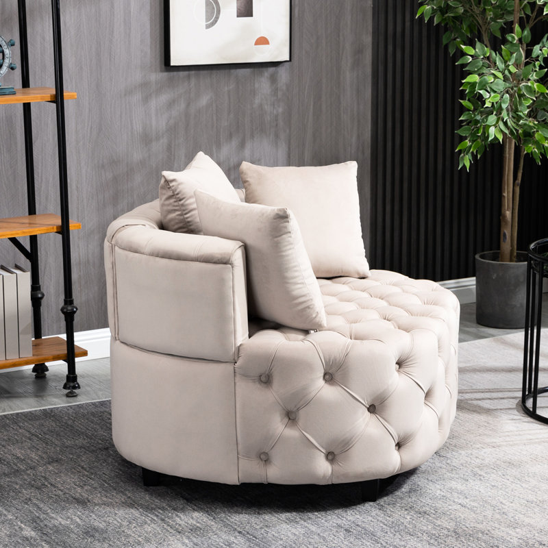Chaise moderne kaki: velours décoratif pour le salon, Kaki