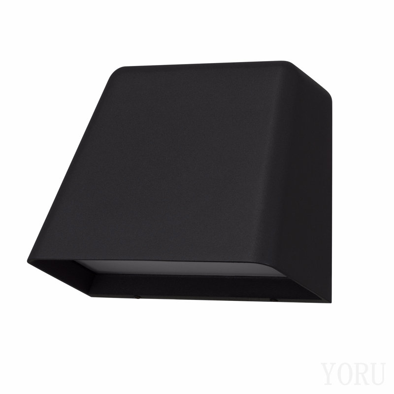 Applique murale 5,5 pouces DEL sable noir, Black
