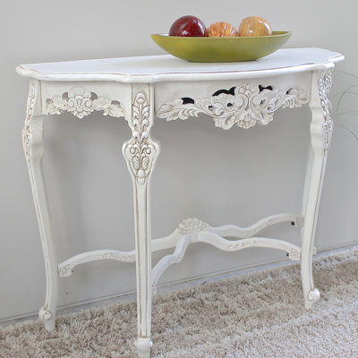 Aodee 38.5'' Solid Wood Console Table