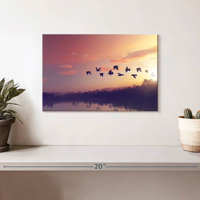 Brampt Birds Sunny Silhouette, 8" H x 12" W