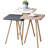 Jermail 3 Piece Square Nesting Coffee Table Set