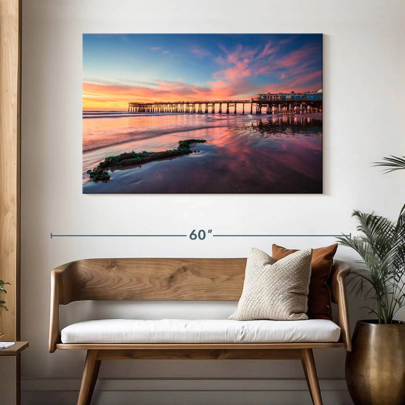 Aletra Cocoa Beach Pier Sunrise, 32" H x 48" W