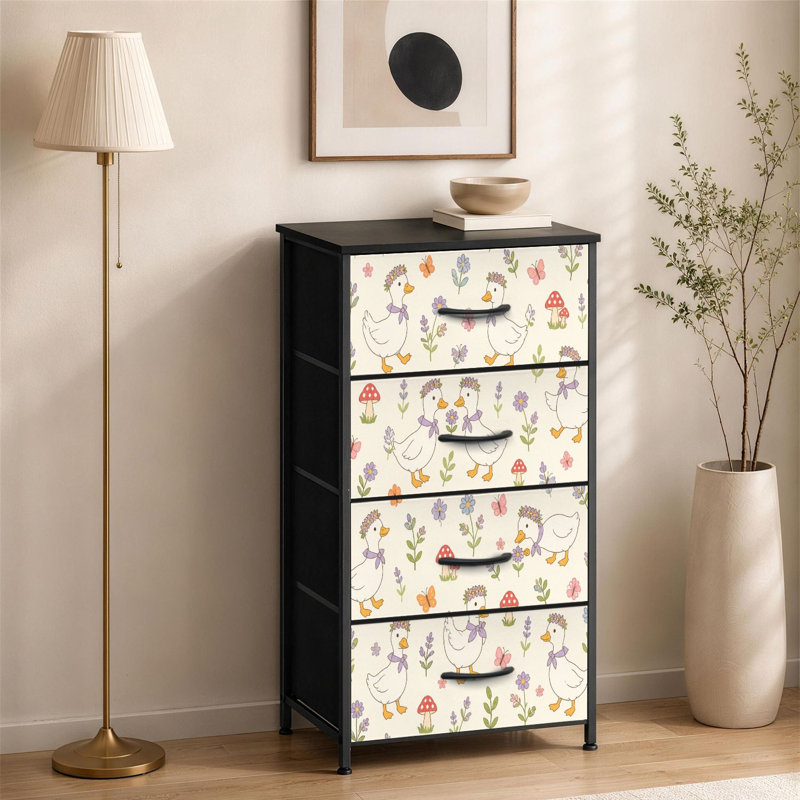 Commode à 4 tiroirs pour la chambre à coucher