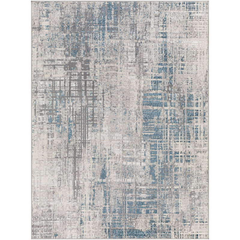 Abstract Indoor Rug, Rectangle 5'2" x 7'