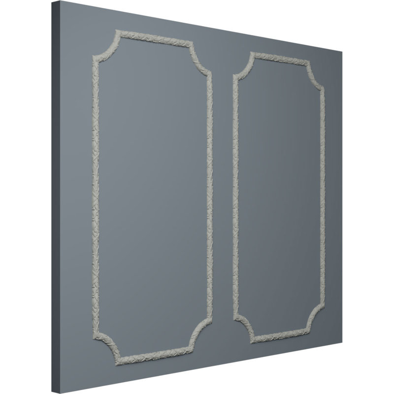Ensemble de moulure pour panneau Dublin, L 24 po x H 48 po, Double