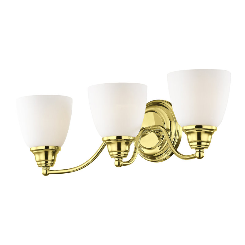 Mayday 3 - Light Dimmable Vanity Light, Polished Brass