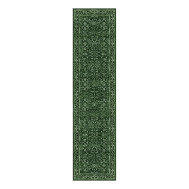 Isla Vintage Oriental Machine Washable Area Rugs With Non-Slip Backing, Runner 2' x 8'