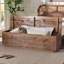 Coffre de rangement en bois avec couvercle à charnières Bali & Pari Alfonso-1461121230