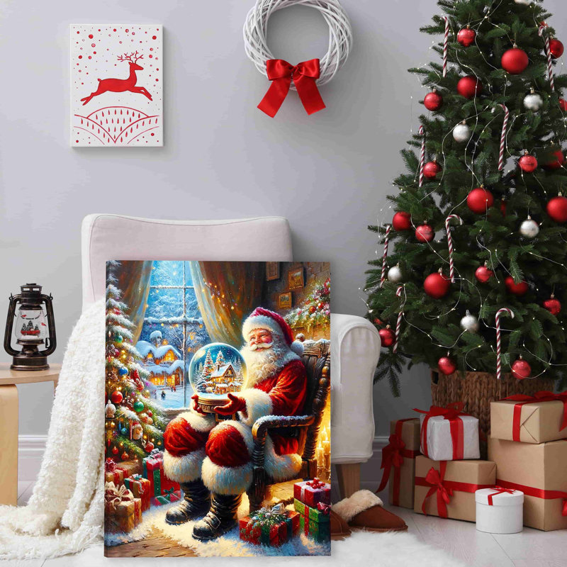 Sur toile, H 40 po x l 30 po x P 1,5 po