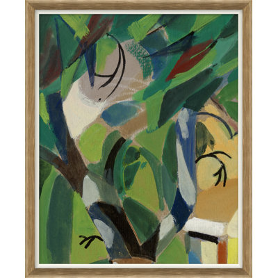 House of Abstraction 1 - Peinture encadrée sur papier