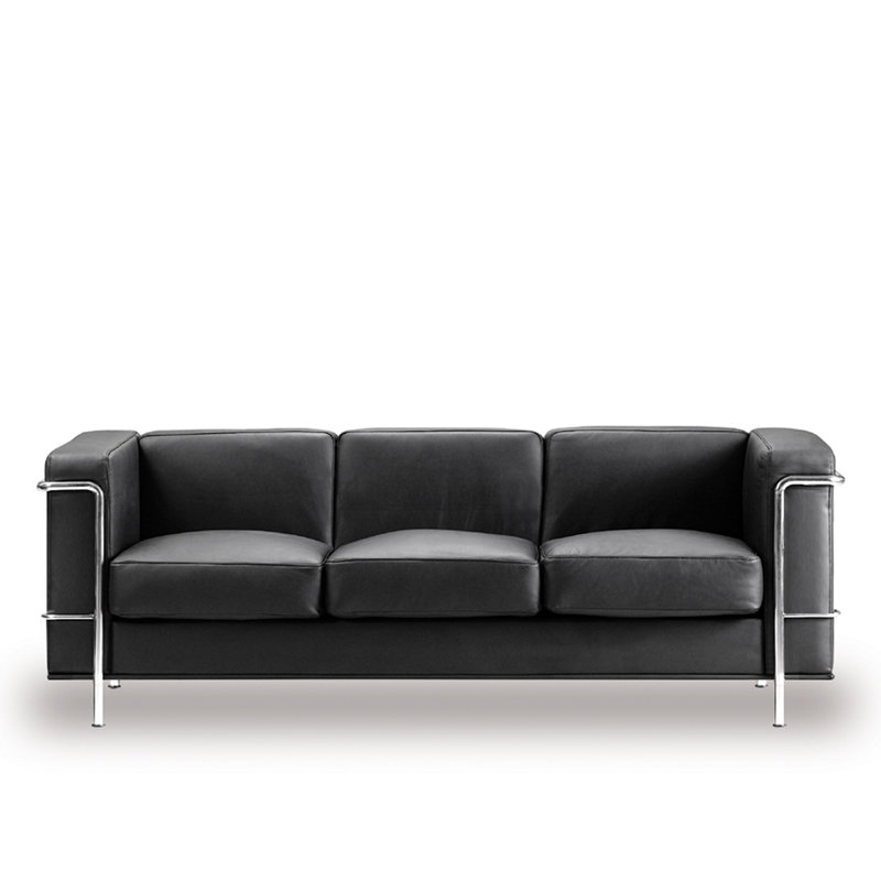 Beck 3 Seater Faux Leather Sofa