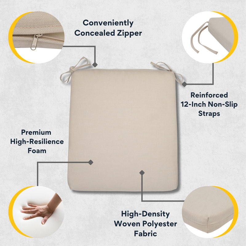 Housse de coussin de chaise berçante Emjay, Tanné