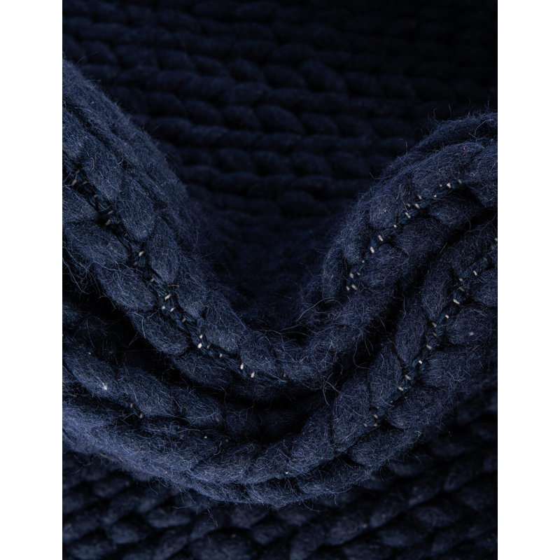 Yanellie Hand Loomed Wool Indoor Rug, Rectangle 9' x 12'