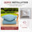 Carolina Outdoor 4" Thick Cushion Set - 22"Wx24"D Seat Cushions And Back Cushions-110860463-123627883