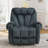 41.34'' Wide Modern Microfiber Power Lift Assist Heated Massage Recliner with USB & Type-C Charging Port-1308094854