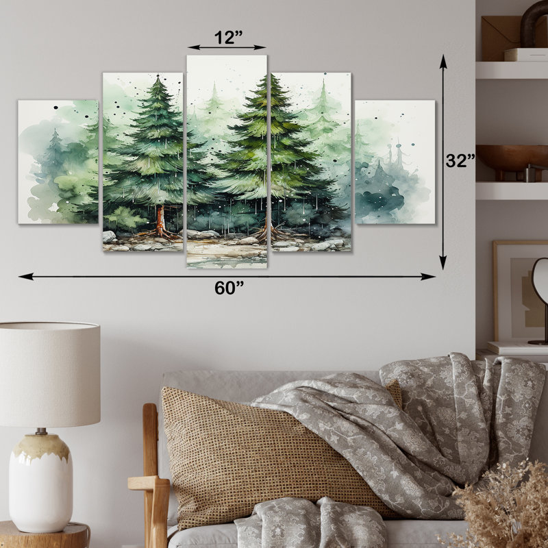 Minimalisme pin arbre forêt II