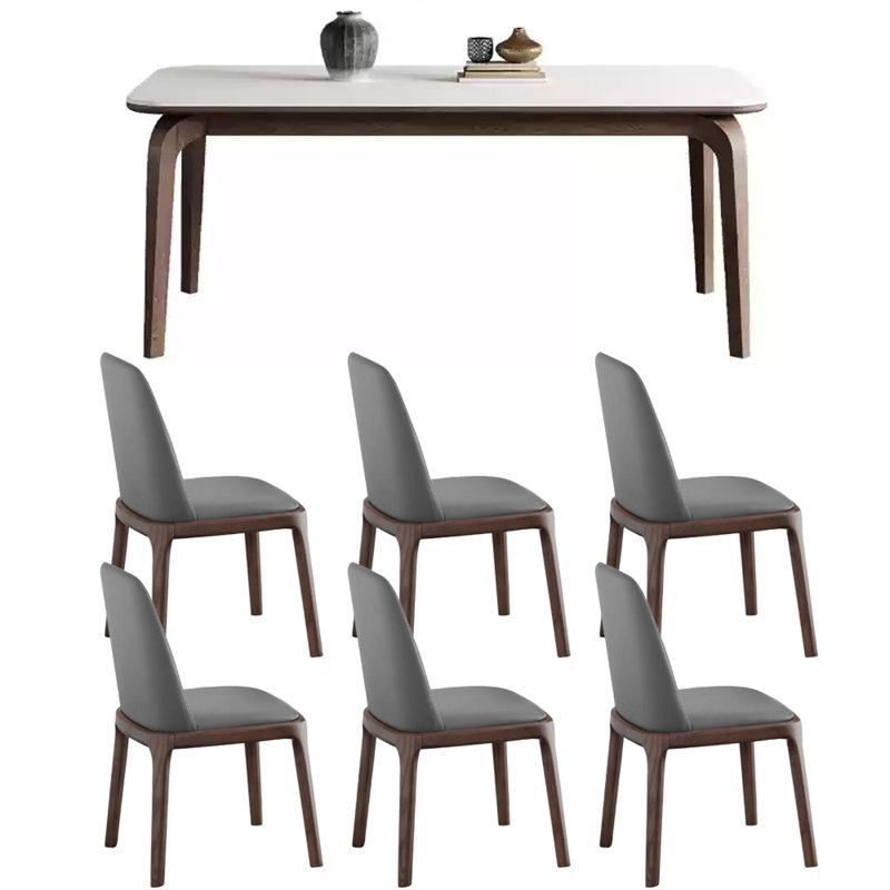 Ensemble de table de salle à manger Modern, H 29,52 po x L 62,99 po x l 35,43 po