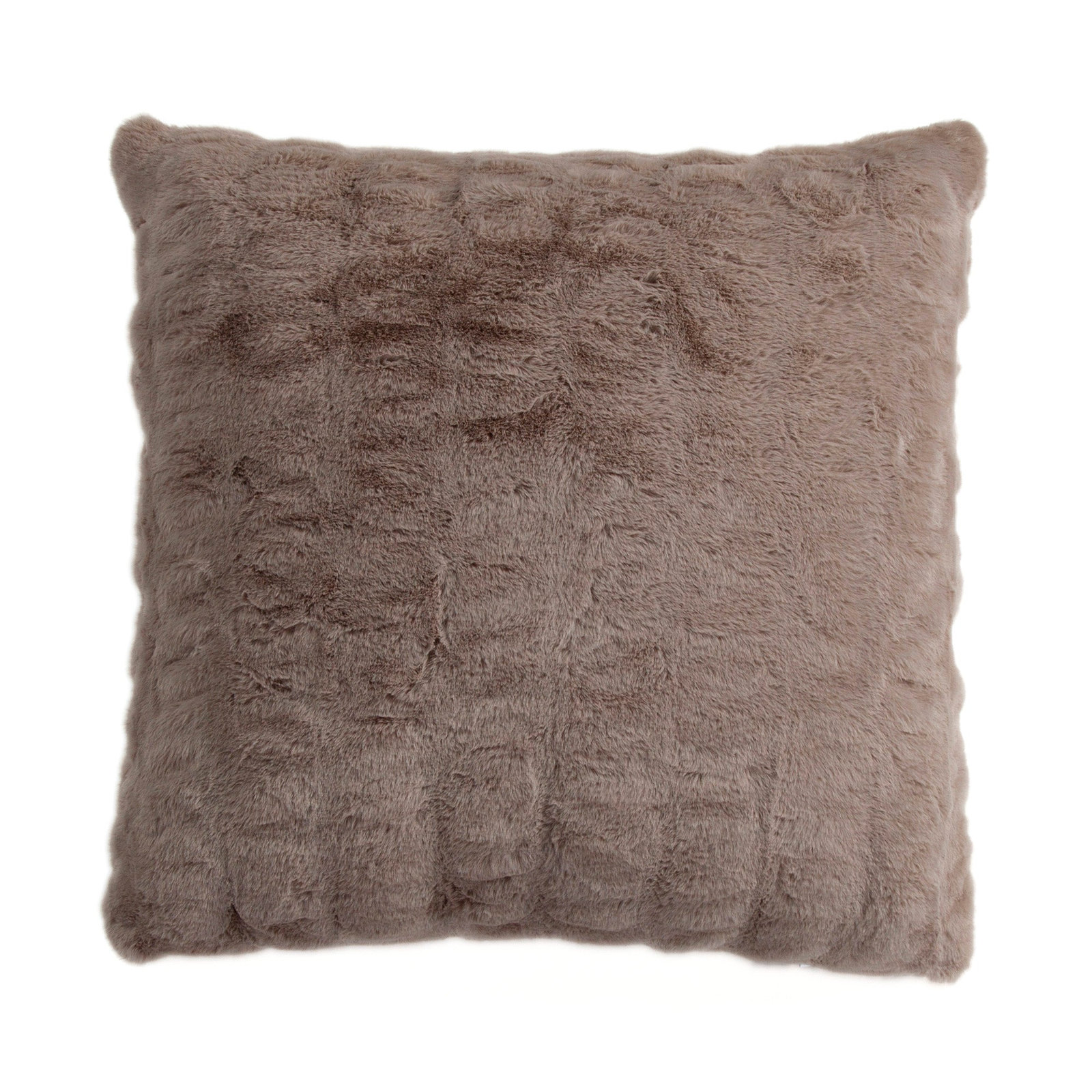 Ruched Rabbit 27" x 27" Pillow, Pink Blush