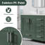Meuble-lavabo double autoportant 60 po avec plateau en marbre 60 po entièrement assemblé-1775006135
