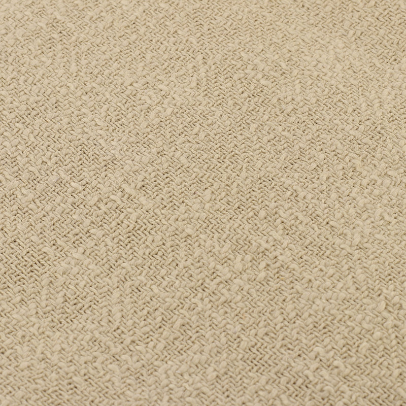 Novica Handmade Charm Cotton Throw Blanket, Beige