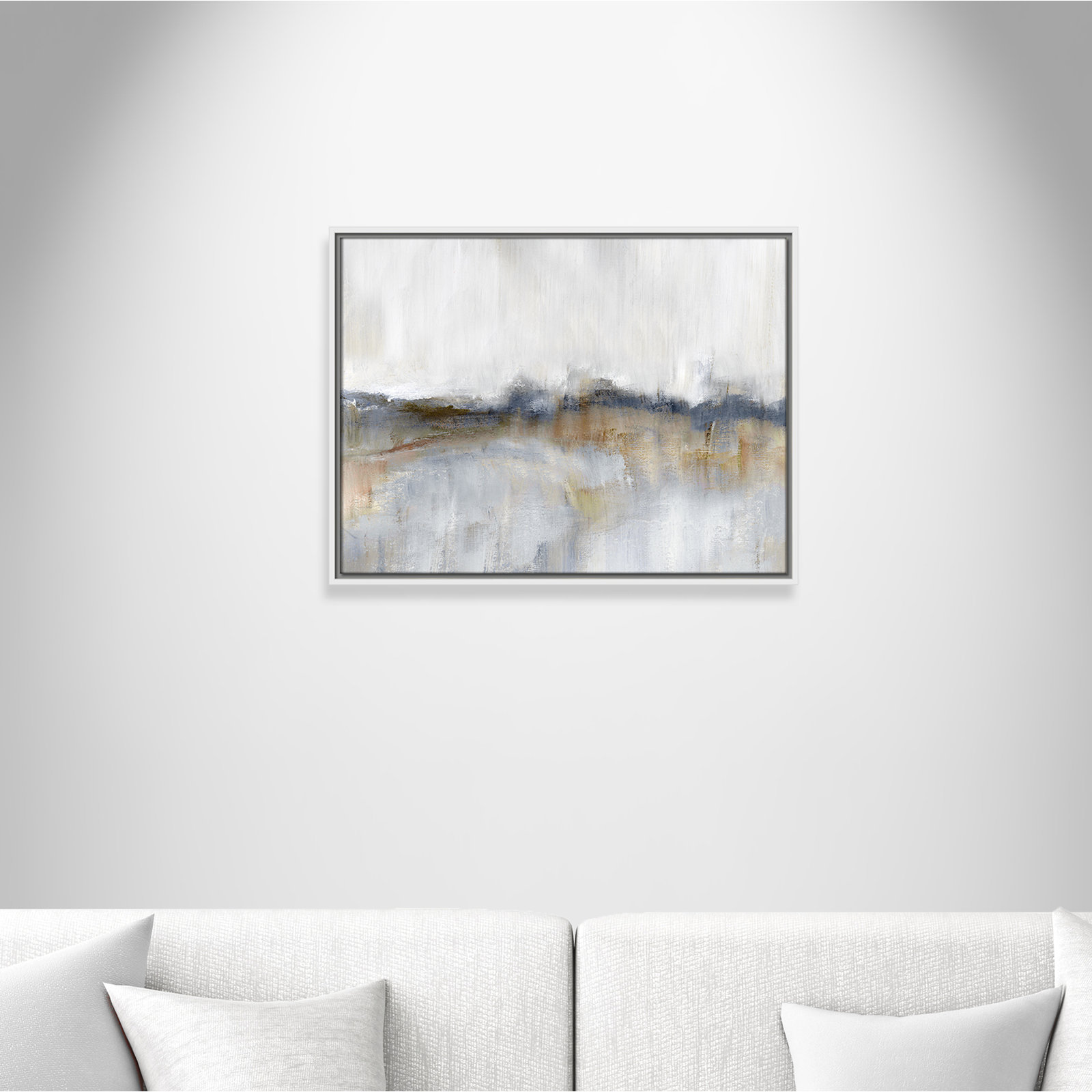 Autumnal Tide Print by Nan, 19.5" H x 25.5" W, White