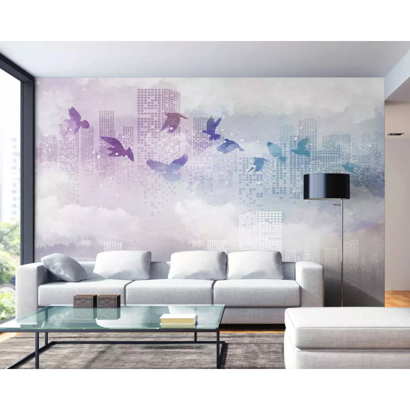 Papier peint d'architecture Infinger City, l 55 po x L 35 po