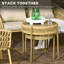 Ensemble de 2 tables de bout Natural