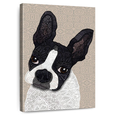 Brampt Patterned Boston Terrier